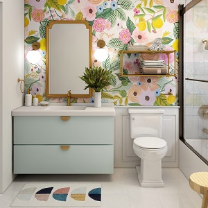 Цветная и яркая ванная комната: как преобразить санузел в Мотыгино - motygino.mebel54.com | фото