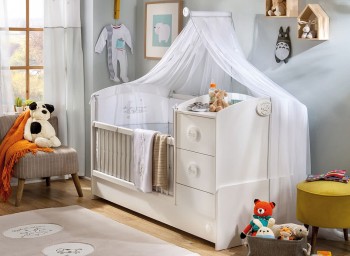 BABY COTTON Детская кровать-трансформер 2 20.24.1016.00 в Мотыгино - motygino.mebel54.com | фото