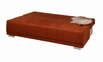 Диван - кровать "Асти" (замша дельта терракота) вариант №1/осн. в Мотыгино - motygino.mebel54.com | фото
