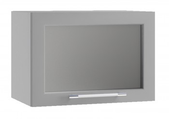 Гранд ВПГС 500 Шкаф верхний горизонтальный со стеклом Белый в Мотыгино - motygino.mebel54.com | фото
