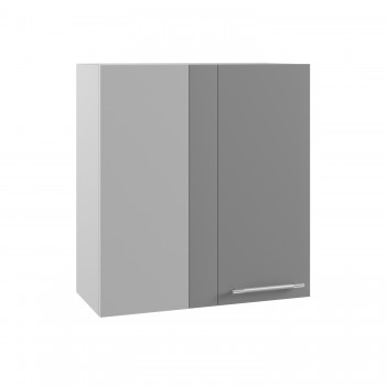 Капри ПУ 650 шкаф верхний угловой (Липа пепел/корпус Серый) в Мотыгино - motygino.mebel54.com | фото
