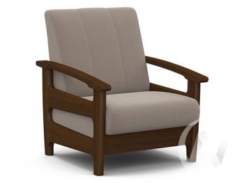 Кресло для отдыха Омега (орех лак/CATANIA COCOA) в Мотыгино - motygino.mebel54.com | фото