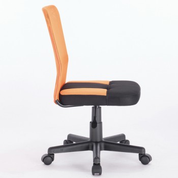 Кресло компактное BRABIX Smart MG-313 (черный, оранжевый) в Мотыгино - motygino.mebel54.com | фото