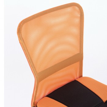 Кресло компактное BRABIX Smart MG-313 (черный, оранжевый) в Мотыгино - motygino.mebel54.com | фото