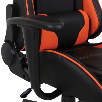 Кресло компьютерное BRABIX GT Racer GM-100 (черный, оранжевый) в Мотыгино - motygino.mebel54.com | фото