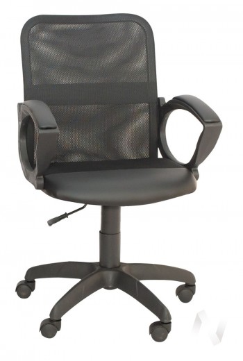 Кресло компьютерное Элегия М2 (черный/ткань сетка черная) в Мотыгино - motygino.mebel54.com | фото