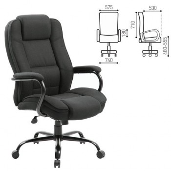 Кресло офисное BRABIX Heavy Duty HD-002 (ткань) в Мотыгино - motygino.mebel54.com | фото