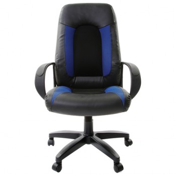 Кресло офисное BRABIX Strike EX-525 (сине-черный) в Мотыгино - motygino.mebel54.com | фото
