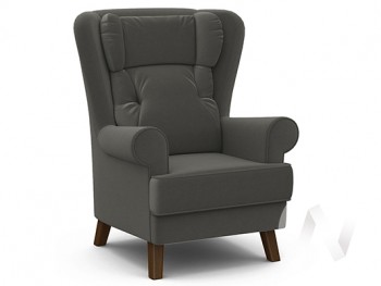 Кресло отдыха Комфорт-2 (орех лак/ULTRA GRAFIT) в Мотыгино - motygino.mebel54.com | фото