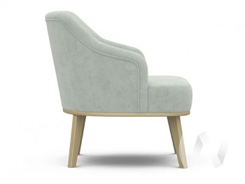 Кресло отдыха Комфорт-5 низкая спинка (бесцветный лак/FRESCA BRILLIANT) в Мотыгино - motygino.mebel54.com | фото