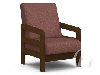 Кресло отдыха Вега-34 (орех лак/UNO BERRY) в Мотыгино - motygino.mebel54.com | фото