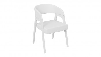 Кресло «Техас 1» (Белый матовый/Экокожа Белый №66) в Мотыгино - motygino.mebel54.com | фото