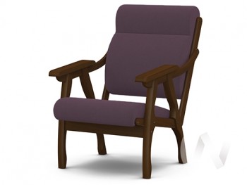 Кресло Вега-10 (орех лак/ULTRA PLUM) в Мотыгино - motygino.mebel54.com | фото