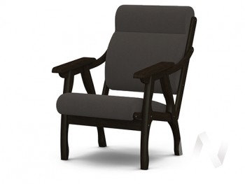 Кресло Вега-10 (венге лак/ULTRA GRAFIT) в Мотыгино - motygino.mebel54.com | фото