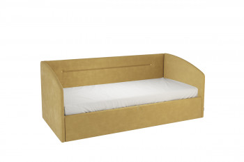 Кровать 0.9 Альба Софа (Медовый велюр) в Мотыгино - motygino.mebel54.com | фото