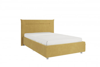 Кровать 1,2 Альба с основанием (Медовый велюр) в Мотыгино - motygino.mebel54.com | фото