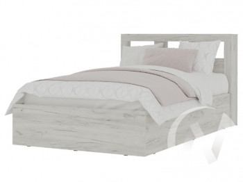 Кровать 1,2 МС Гранд (дуб крафт белый) в Мотыгино - motygino.mebel54.com | фото