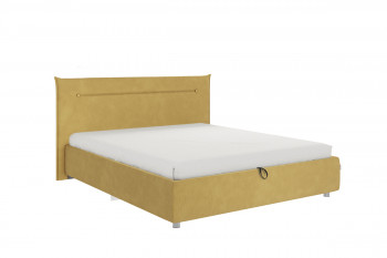 Кровать 1,6 Альба (Медовый велюр/под-мех) в Мотыгино - motygino.mebel54.com | фото