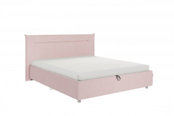 Кровать 1,6 Альба (Нежно-розовый велюр/под-мех) в Мотыгино - motygino.mebel54.com | фото