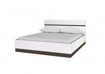 Кровать 1,6м Вегас (Венге/Белый) в Мотыгино - motygino.mebel54.com | фото