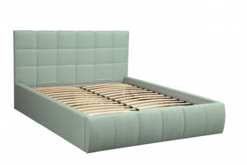 Кровать "Диана" ш. 1400 (Н=1010мм) (жаккард аква) в Мотыгино - motygino.mebel54.com | фото