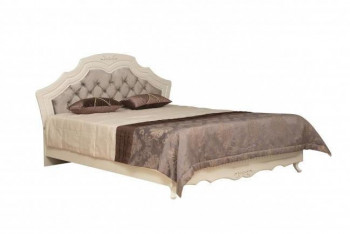 Кровать двойная "Кантри" (вудлайн кремовый/патина/ортопед/1820) в Мотыгино - motygino.mebel54.com | фото