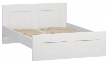 Кровать двухспальная Сириус 1600мм белый в Мотыгино - motygino.mebel54.com | фото