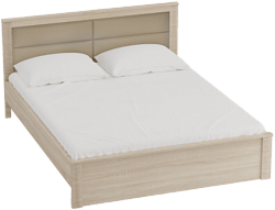 Кровать Элана 1800 с основанием Дуб Сонома в Мотыгино - motygino.mebel54.com | фото