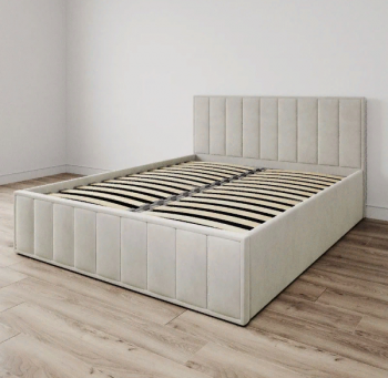 Кровать Лана 1,4 Бежевый Софт	 в Мотыгино - motygino.mebel54.com | фото