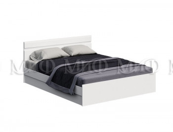 Кровать Нэнси New 1,4м (Белый/белый глянец) в Мотыгино - motygino.mebel54.com | фото