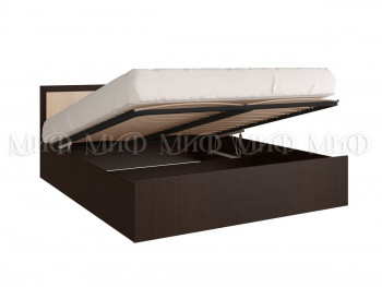 Кровать с подъемным механизмом 1,4 Фиеста (Венге/Дуб беленый) в Мотыгино - motygino.mebel54.com | фото
