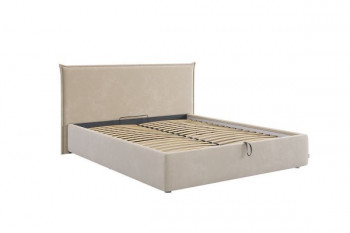Кровать с подъемным механизмом Лада 160х200 см (графит (велюр)) в Мотыгино - motygino.mebel54.com | фото