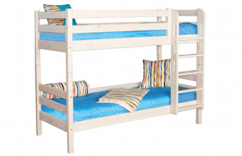 Кровать Соня вариант 9 двухъярусная с прямой лестницей Лаванда в Мотыгино - motygino.mebel54.com | фото