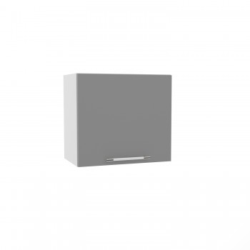 Квадро ВПГ 500 шкаф верхний горизонтальный высокий (Белый софт/корпус Серый) в Мотыгино - motygino.mebel54.com | фото