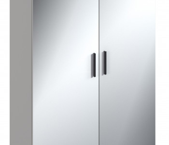Милан СБ-3257 Шкаф 2 дверный Серый в Мотыгино - motygino.mebel54.com | фото