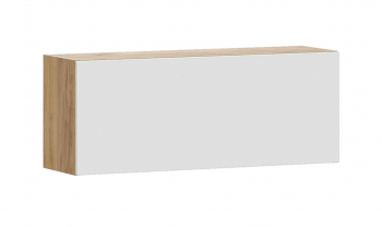Модульная система "Милан" Шкаф навесной Дуб Золотой/Белый Матовый в Мотыгино - motygino.mebel54.com | фото