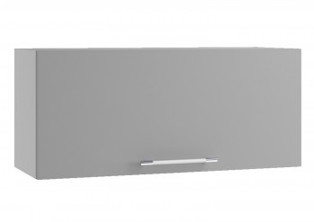 Монца ПГ 800 Шкаф верхний горизонтальный (Кварц бежевый/корпус Серый) в Мотыгино - motygino.mebel54.com | фото