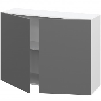 Норд ШВ 1000 Шкаф верхний (Софт смок/корпус Белый) в Мотыгино - motygino.mebel54.com | фото