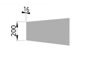 Панель торцевая АНП Ройс (для антресоли) Белый софт в Мотыгино - motygino.mebel54.com | фото