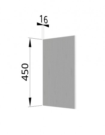 Панель торцевая (для шкафа горизонтального высокого) ВПГ Гранд (Белый) в Мотыгино - motygino.mebel54.com | фото