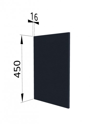 Панель торцевая (для шкафа горизонтального высокого) ВПГ Квадро (Черника) в Мотыгино - motygino.mebel54.com | фото