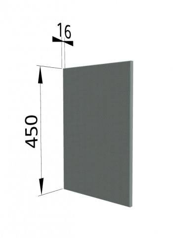 Панель торцевая (для шкафа горизонтального высокого) ВПГ Квадро (Нарцисс) в Мотыгино - motygino.mebel54.com | фото