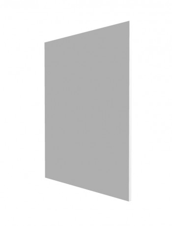 Панель торцевая С Ройс (для шкафов нижних) Белый софт в Мотыгино - motygino.mebel54.com | фото