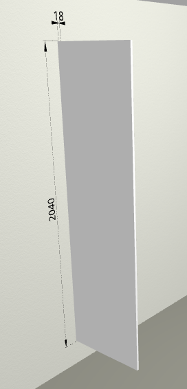 Панель ТП60 (для пеналов) Grey в Мотыгино - motygino.mebel54.com | фото