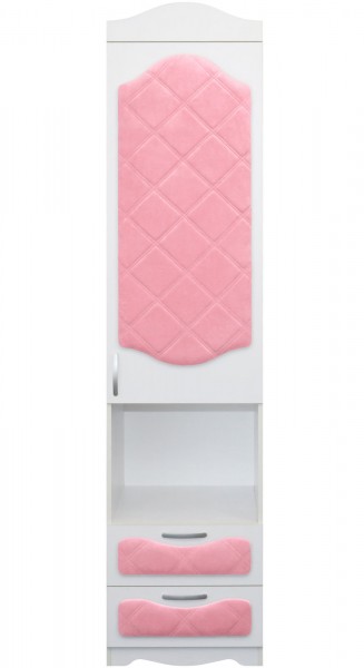 Пенал с ящиками серии Иллюзия 36 Светло-розовый в Мотыгино - motygino.mebel54.com | фото