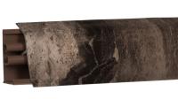 Плинтус LB-38, L=3000мм, мрамор бергамо темный в Мотыгино - motygino.mebel54.com | фото
