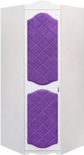 Шкаф угловой Иллюзия 32 Фиолетовый в Мотыгино - motygino.mebel54.com | фото