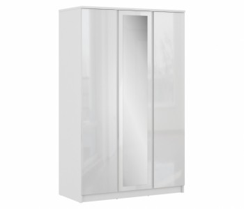 Шкаф 3-х дверный СБ-2493 Медея (Белый/Белый глянец) в Мотыгино - motygino.mebel54.com | фото