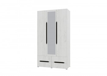 Шкаф 3-х створчатый с ящиками и зеркалом Вега (Прованс) в Мотыгино - motygino.mebel54.com | фото