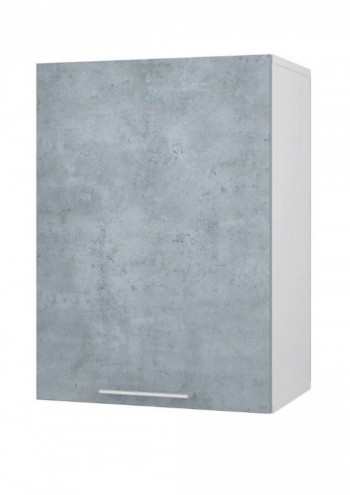 Шкаф 45 с фасадом Лофт (Камень Оленна/Белый) в Мотыгино - motygino.mebel54.com | фото